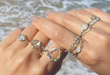 Ama harbor mermaid ring and collection.