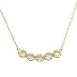 14K Yellow Gold Lei Necklace.