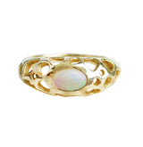 Misa Jewelry Still Water 14K gold opal ring