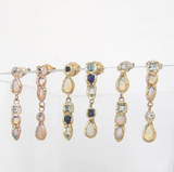 Three sets of Waterfall Mermaid Earrings