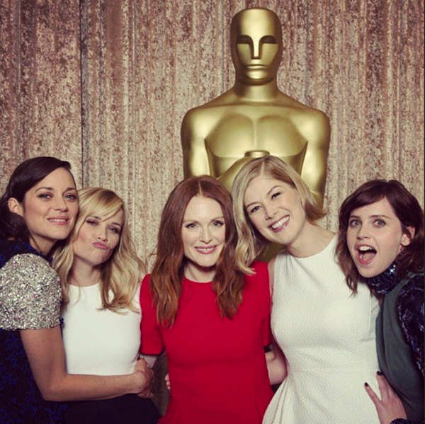 Marion Cotillard, Felicity Jones, Julianne Moore, Rosamund Pike, Reese Witherspoon in the academy awards
