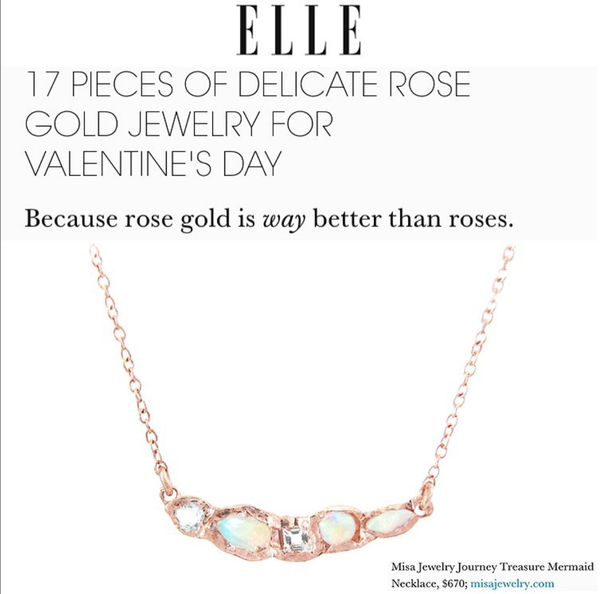 Elle - 17 Pieces of Gold Jewelry for Valentine's Day