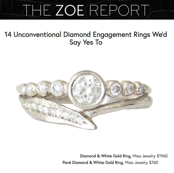 14 Unconventional Engagement Rings We'd Say Yes To