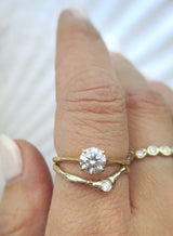 Lava Melt Diamond Ring