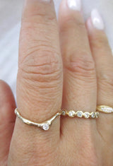 Lava Melt Diamond Ring