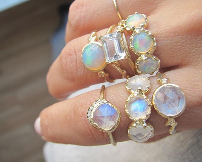 Misa Jewelry - Opal Jewelry - Haku Lei Opal Ring