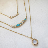 14k Yellow gold necklaces.
