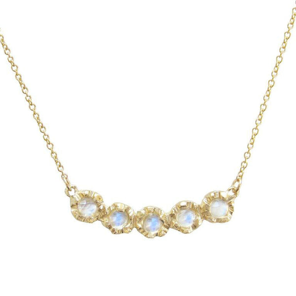 14K Yellow Gold Lei Necklace.