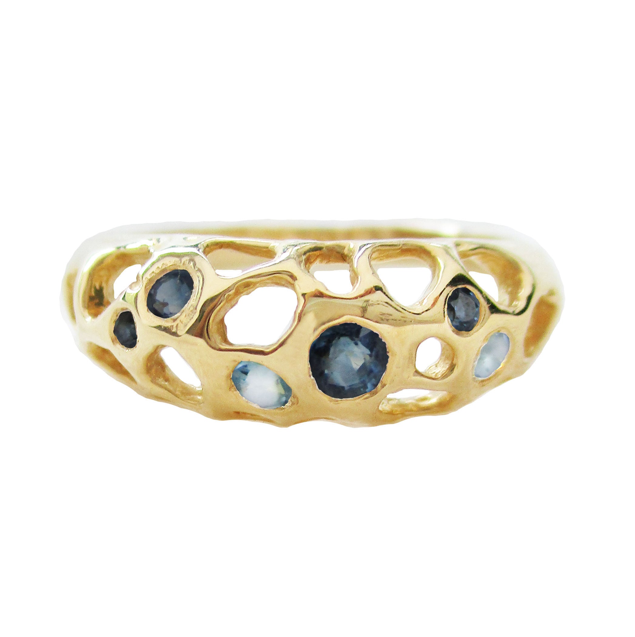 Misa Jewelry - Sapphire Jewelry - Tide Pool Blue Ring