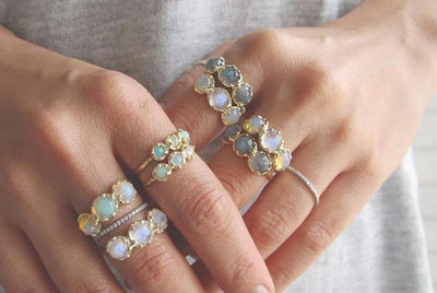 【raumi様】luijewelry opal ring k14 9号 raumi様】luijewelry opal ring k14 9号 Misa Jewelry - Opal