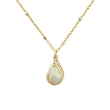 Raindrop Opal Necklace