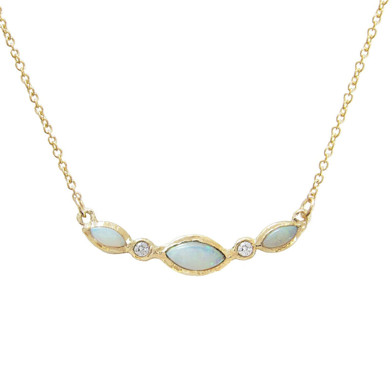 Aurora Necklace with Opal.