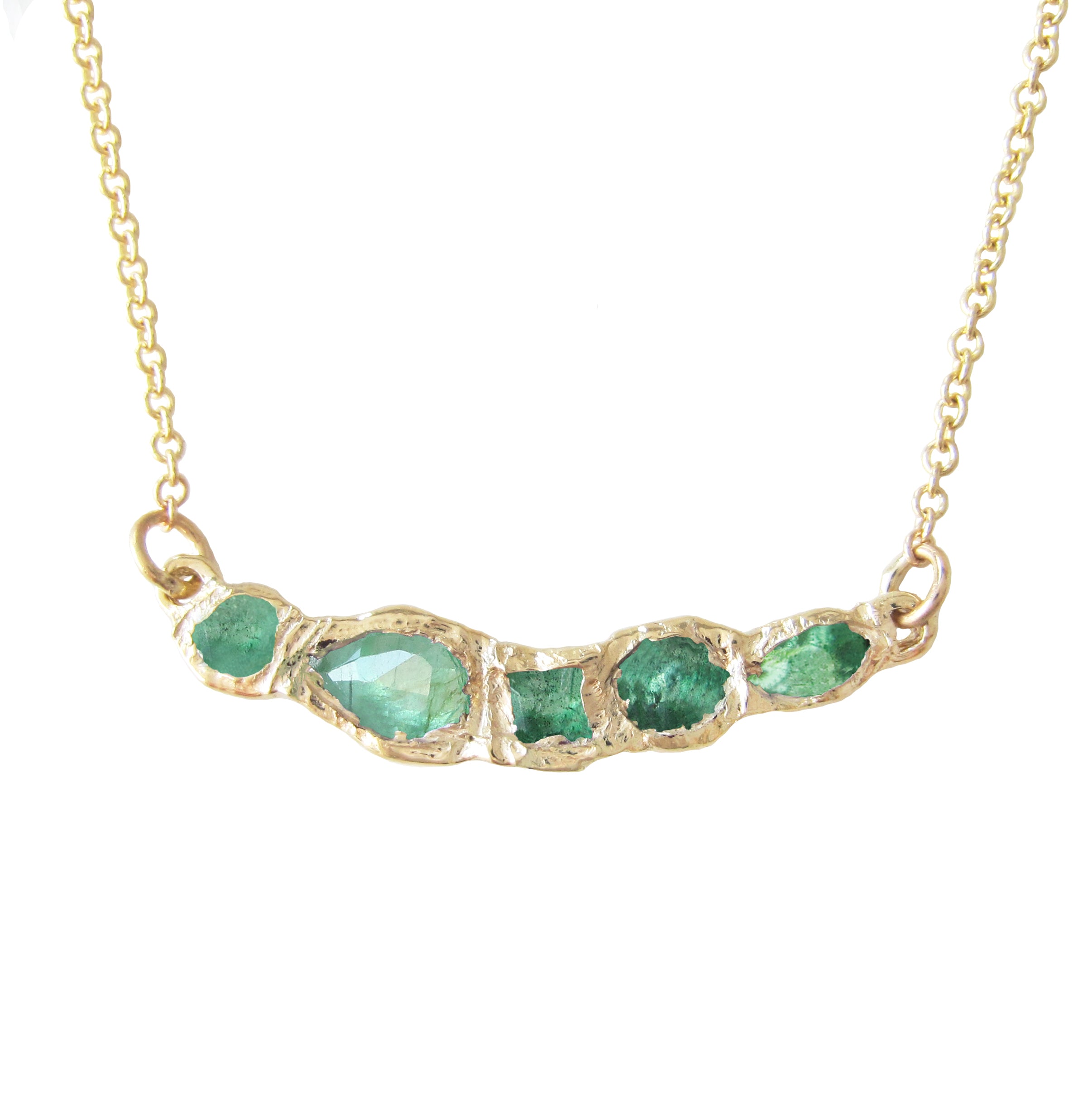 Misa Jewelry Emerald Jewelry Journey Emerald Necklace