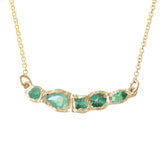 14k Journey Treasure Emerald Necklace