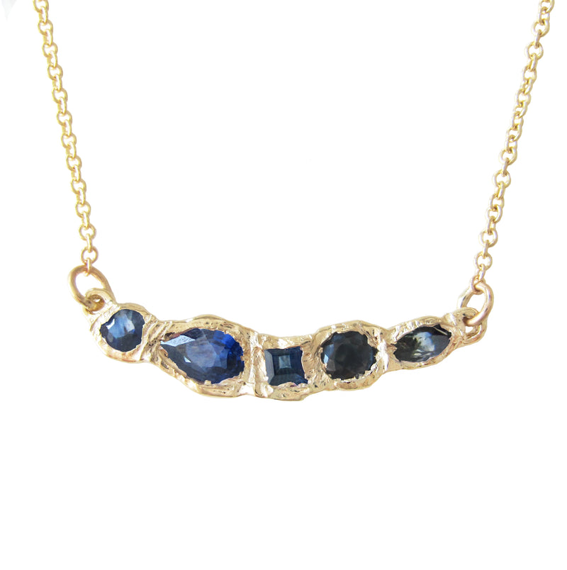 14k Journey Treasure Sapphire Necklace