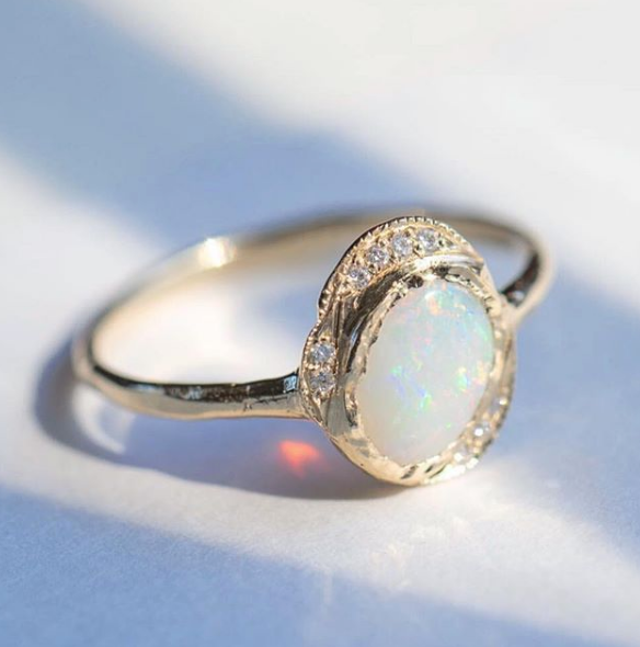 Misa Jewelry - Opal Jewelry - Oasis Opal Ring