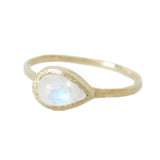14k yellow gold ring with gemstone 