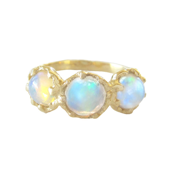 【raumi様】luijewelry opal ring k14 9号 Opal Octagon Ring – ESQUELETO