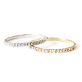 Yellow Gold and white gold Diamond Rings.