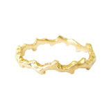 Yellow Gold Fire Coral Ring.