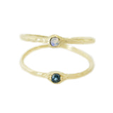 14K Yellow Gold Ring with gemstone.