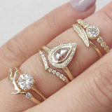 3 gold diamond ring sets